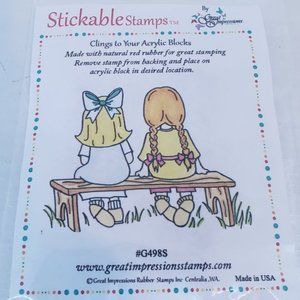 FOREVER FRIENDS Self-Mounting Rubber Stamp VARIETY